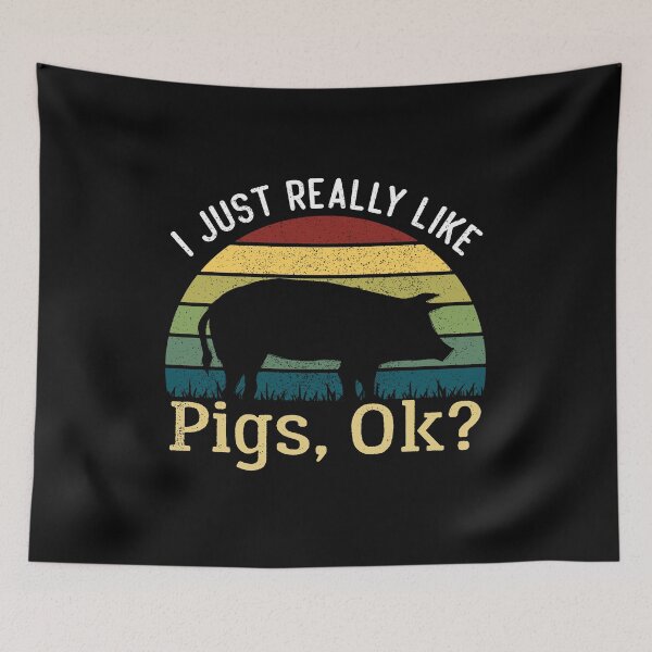 Item preview, Pig Lovers Gift, I Just Really Like Pigs Ok, Cute Pigs designed and sold by AEOPIN.