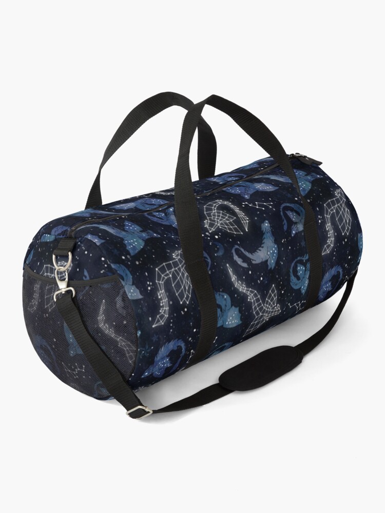 Thumbnail 2 of 3, Duffle Bag, Dragon star constellations designed and sold by adenaJ.