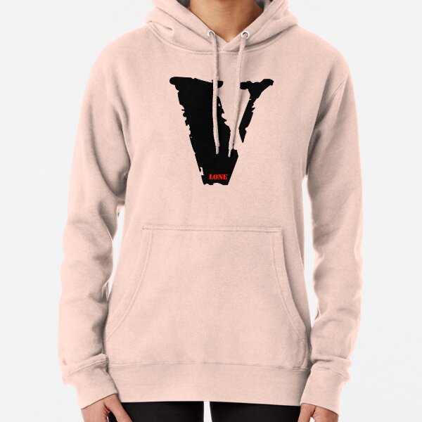 vlone orange moletom com capuz