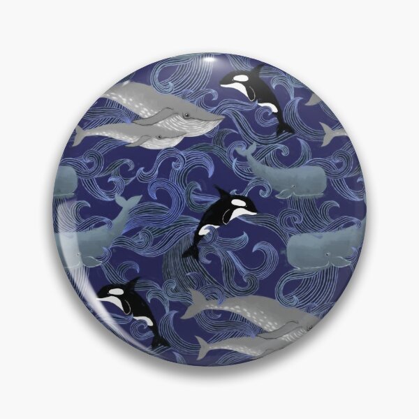 Item preview, Beautiful Ocean Giants Purple Whale Pattern designed and sold by micklyn.