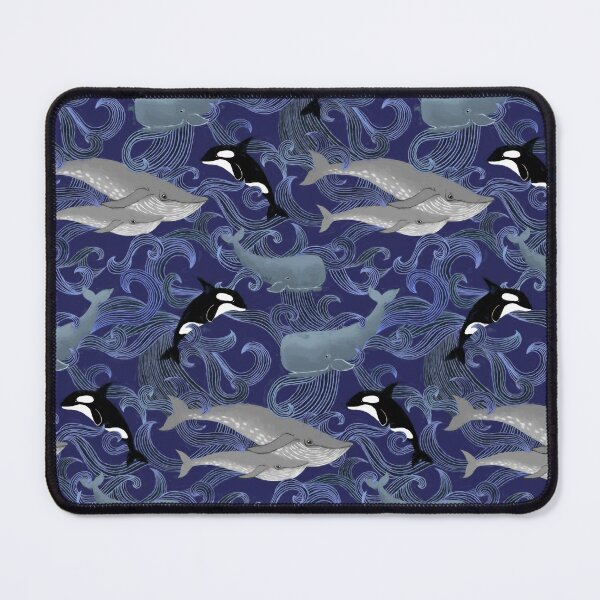 Item preview, Beautiful Ocean Giants Purple Whale Pattern designed and sold by micklyn.