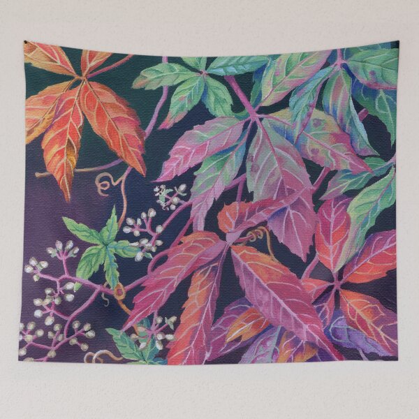 Artikelvorschau, Virginia Creeper (Acryl auf Leinwand) entworfen und verkauft von Painting By Nature.