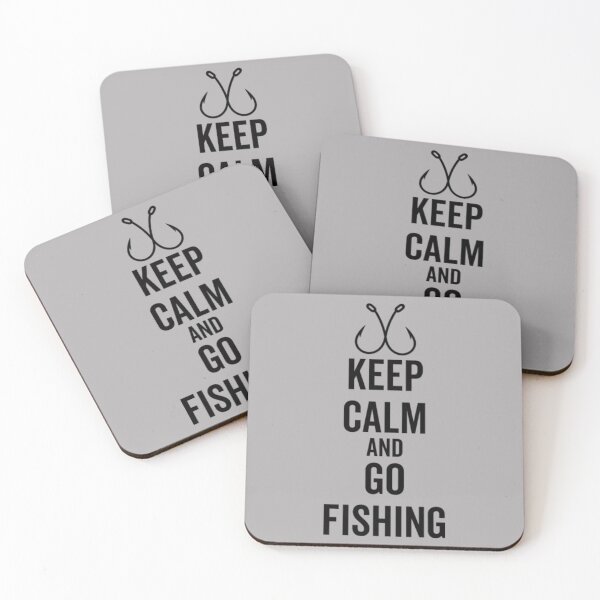 Item preview, Keep Calm And Go Fishing - Funny Fishing Graphic Tees designed and sold by Zyphrost ★★★★★ (✔).