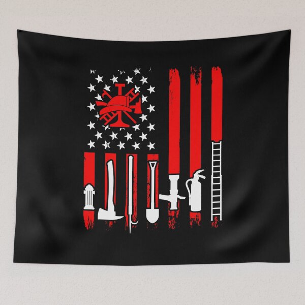Item preview, Proud Job Patriotic Fireman American Flag Firefighter designed and sold by UTVankdesign.