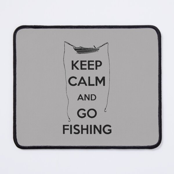 Item preview, Keep Calm And Go Fishing - Funny Fishing Graphic Tees designed and sold by Zyphrost ★★★★★ (✔).