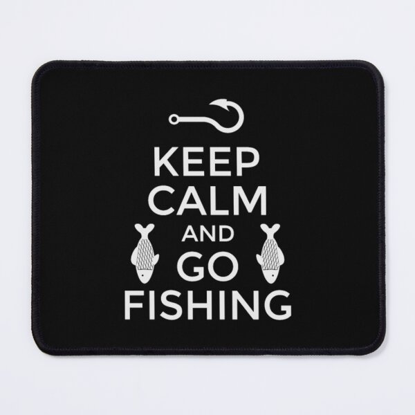 Item preview, Keep Calm And Go Fishing - Funny Fishing Graphic Tees designed and sold by Zyphrost ★★★★★ (✔).