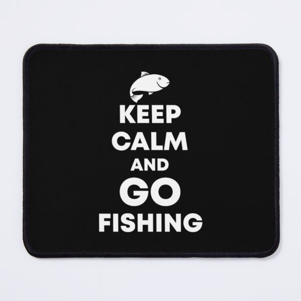 Item preview, Keep Calm And Go Fishing - Funny Fishing Graphic Tees designed and sold by Zyphrost ★★★★★ (✔).