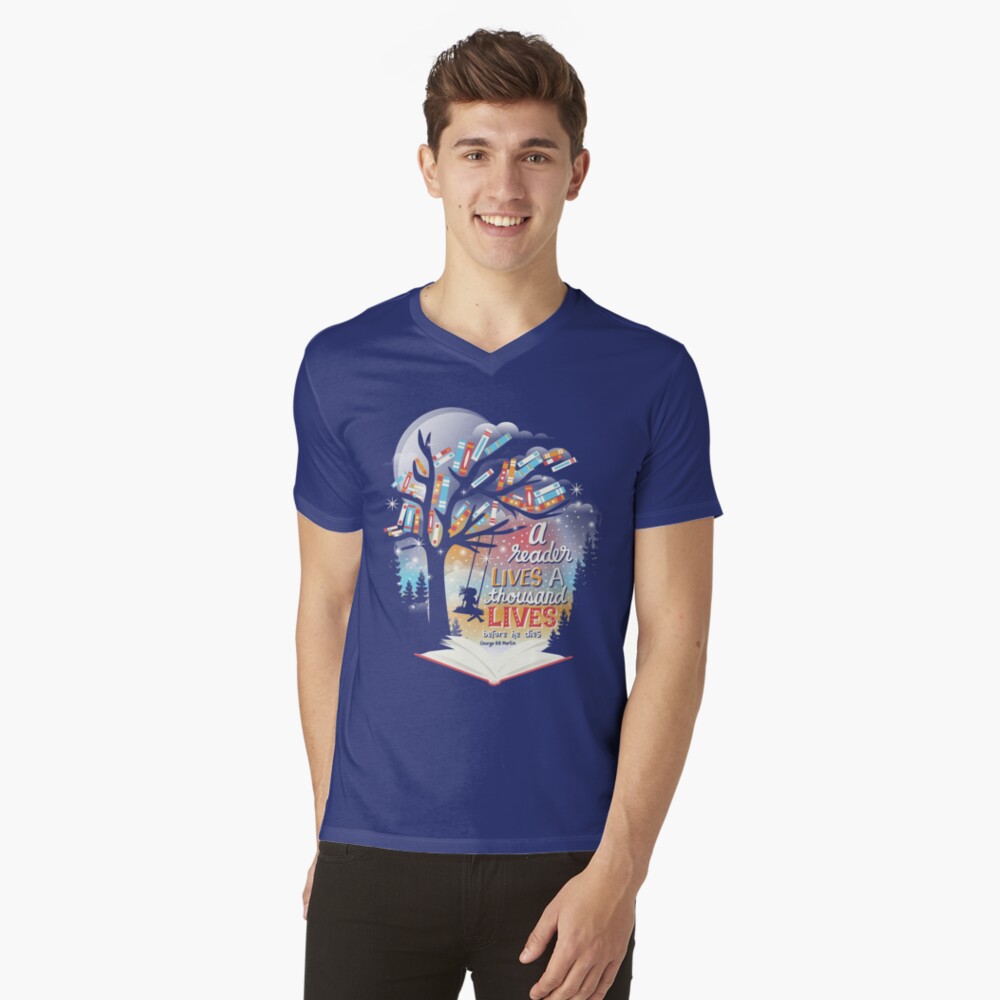 Item preview, V-Neck T-Shirt designed and sold by risarodil.