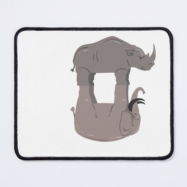 Item preview, Kawaii Cute Rhino and Elephant are Happy Classic T-Shirt designed and sold by fouadik.