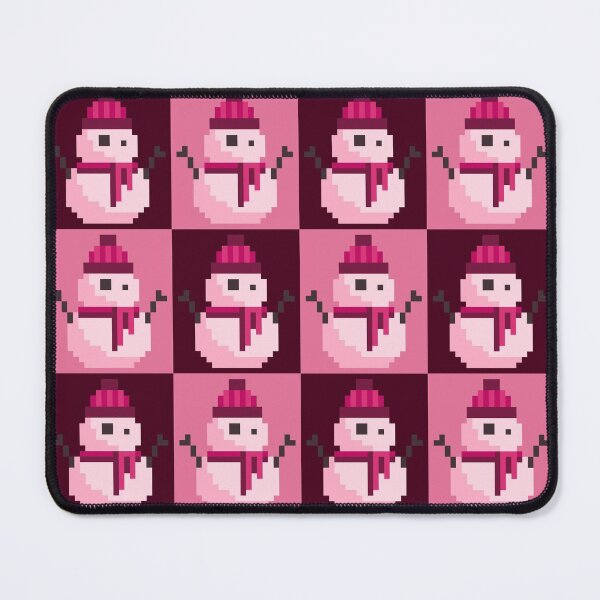 Item preview, Twee Pixel Snowmen, Snowy Red designed and sold by rin3d .