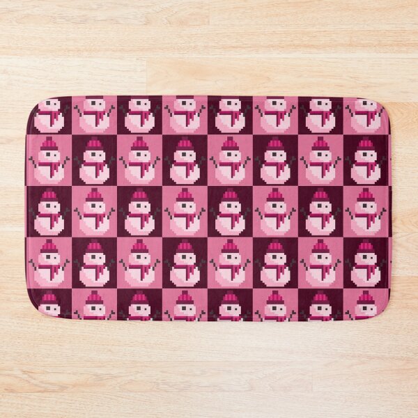 Item preview, Twee Pixel Snowmen, Snowy Red designed and sold by rin3d .
