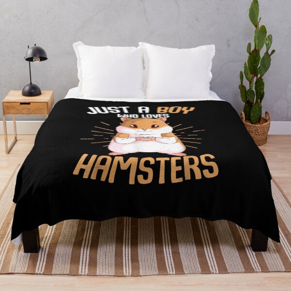 Aperçu de l'œuvre Juste un garçon qui aime les hamsters, une idée cadeau amusante pour les amoureux des hamsters créée et vendue par wi trendshop.