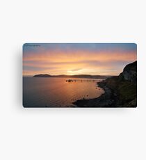Llandudno Pier Midwinter sunrise Canvas Print