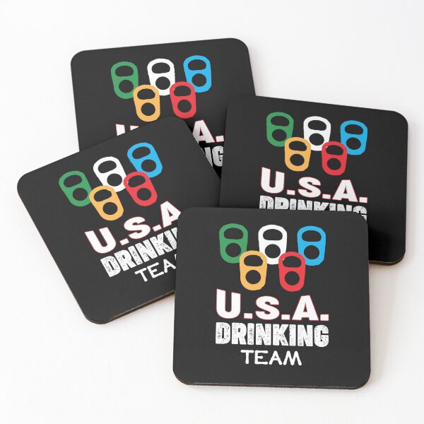Item preview, USA Drinking Team Funny Drinking Gift USA Drinking Team designed and sold by lou731.
