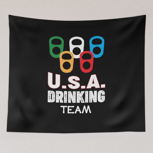 Item preview, USA Drinking Team Funny Drinking Gift USA Drinking Team designed and sold by lou731.