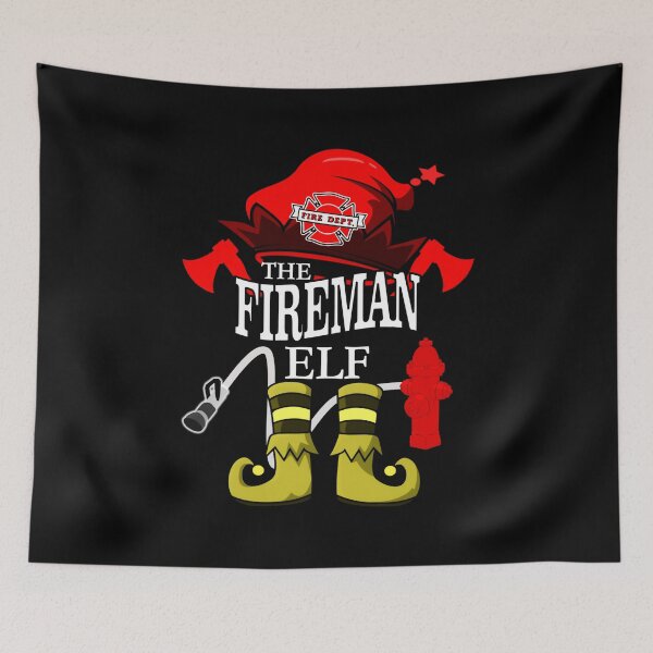 Item preview, Proud Job The Fireman Elf Matching Group Family Christmas Gift Funny designed and sold by UTVankdesign.