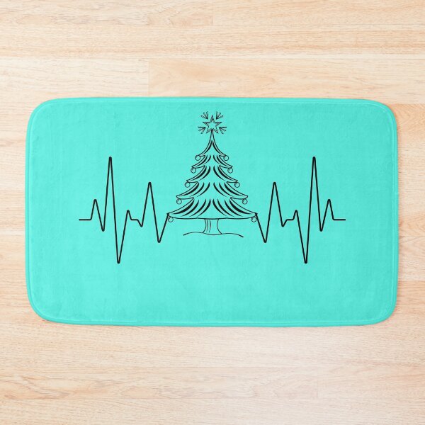 Item preview, Christmas tree life line heart beat pulse art design designed and sold by Tshepomuza.