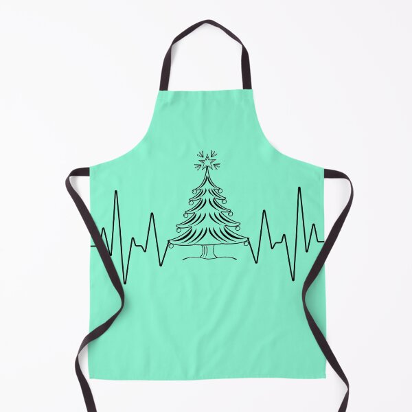 Artikelvorschau, Weihnachtsbaum Lebenslinie Herzschlag Puls Art Design entworfen und verkauft von Tshepomuza.