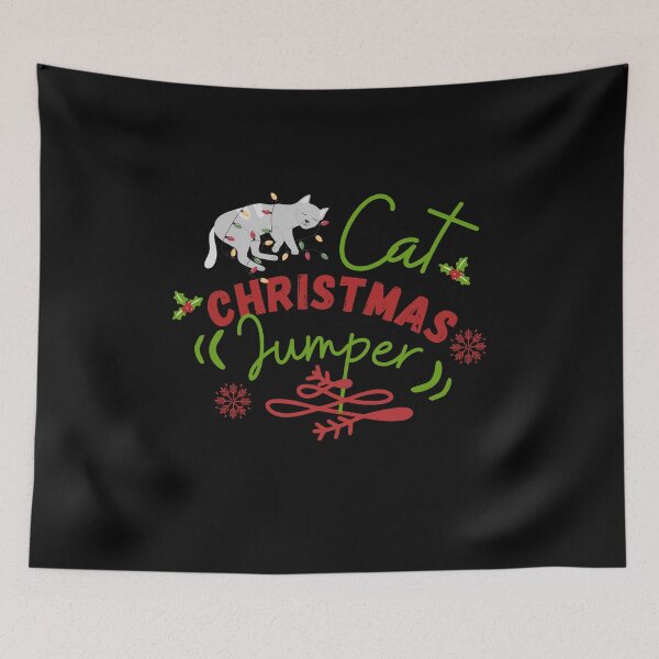 Item preview, Cat Christmas Jumper designed and sold by Eamali.