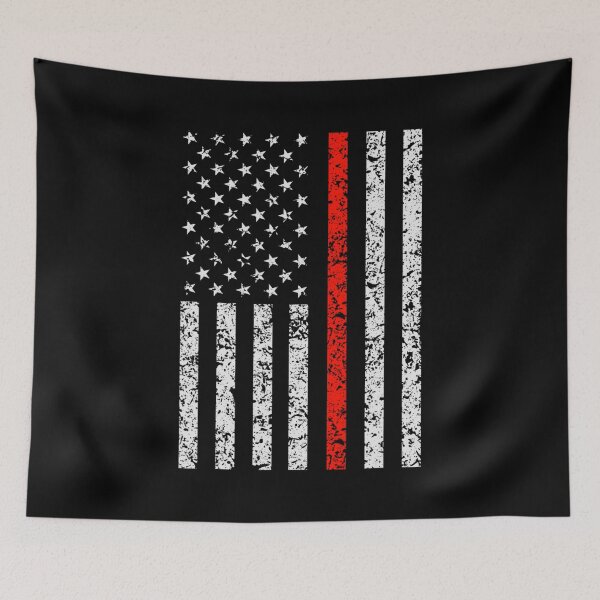 Item preview, Proud Job Thin Red Line Firefighter American Flag designed and sold by UTVankdesign.