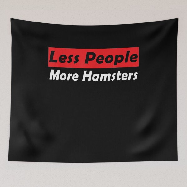 Item preview, Less People More Hamsters funny gift for humsters lovers designed and sold by wi trendshop.