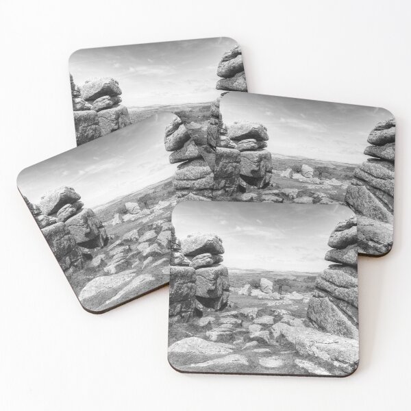 Item preview, Combestone Tor Dartmoor National Park, Devon, Black And White designed and sold by Paul Thompson Photography.