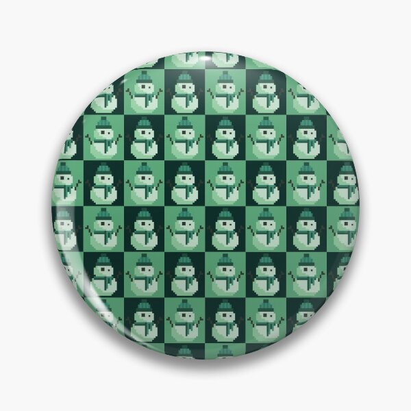 Item preview, Twee Pixel Snowmen, Snowy Green designed and sold by rin3d .