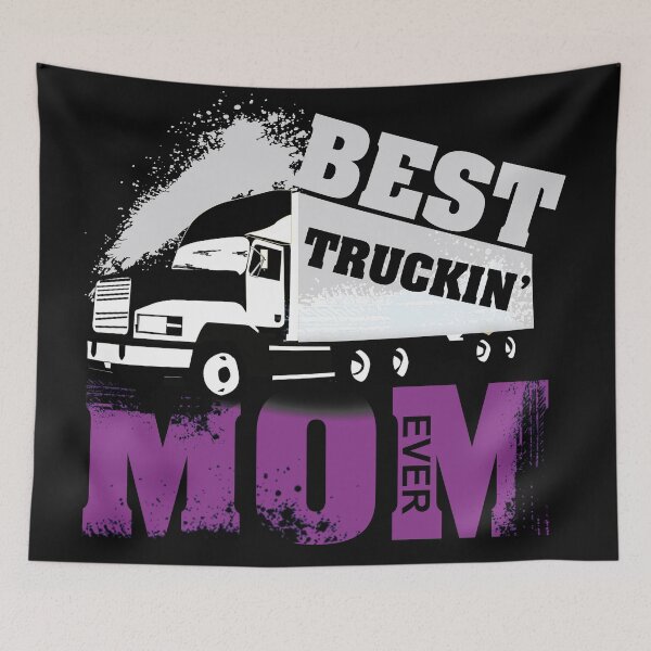 Item preview, Best truckin' mom ever designed and sold by Desibeau.