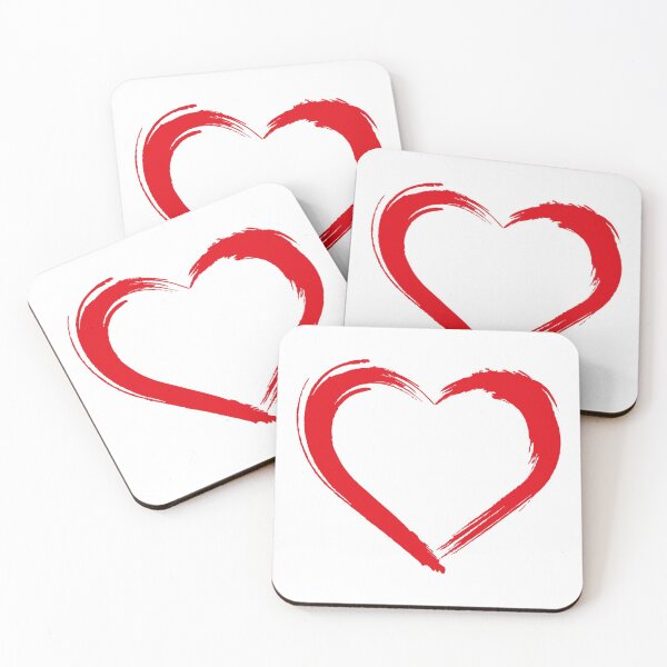 Item preview, Heart. Grunge heart. Distressed heart. Valentine's Day. Red brush heart.  designed and sold by Tanysl.
