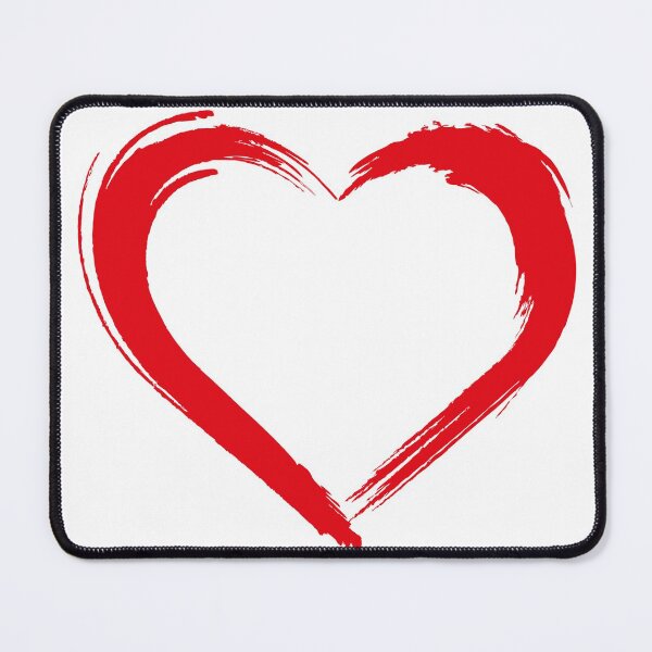 Item preview, Heart. Grunge heart. Distressed heart. Valentine's Day. Red brush heart.  designed and sold by Tanysl.