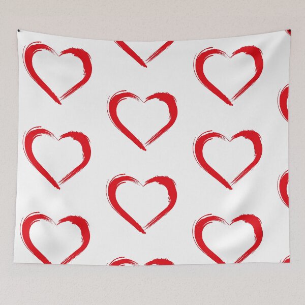 Item preview, Heart. Grunge heart. Distressed heart. Valentine's Day. Red brush heart.  designed and sold by Tanysl.