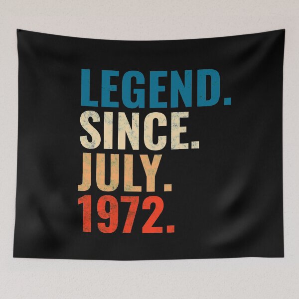 Item preview, Legend Since July 1972 Retro Vintage designed and sold by Teelogic.