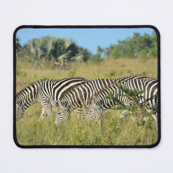 Item preview, Zebra herd mousepad designed and sold by Roy-Babiuk.