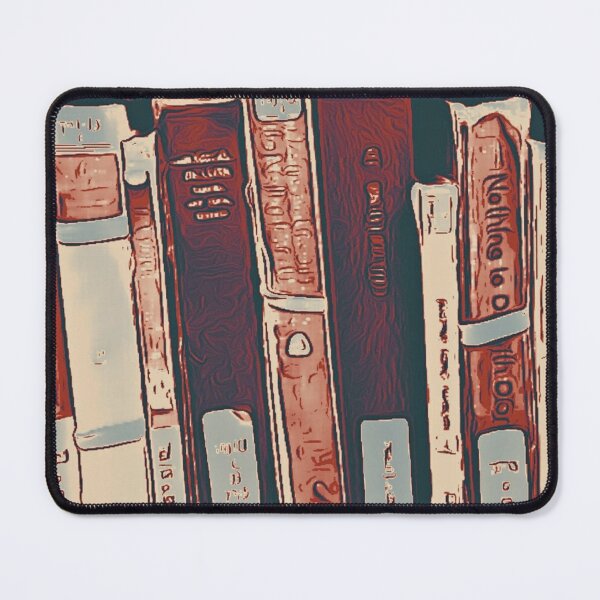 Item preview, Bookshelf Illustrated Pattern for Booklovers designed and sold by The Bookworm Store.