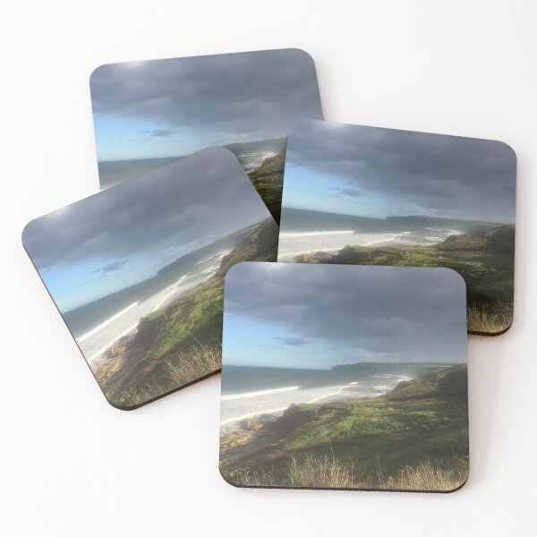 Item preview, Hazy Filey Looking Towards Bempton designed and sold by UnicornFlamingo.