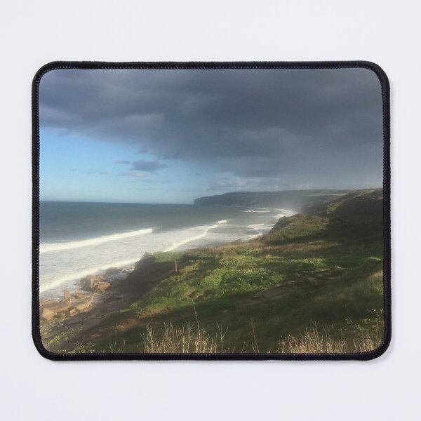 Item preview, Hazy Filey Looking Towards Bempton designed and sold by UnicornFlamingo.