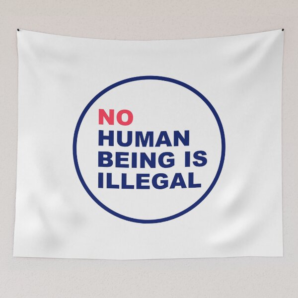 Item preview, No human being is illegal designed and sold by arteehub.