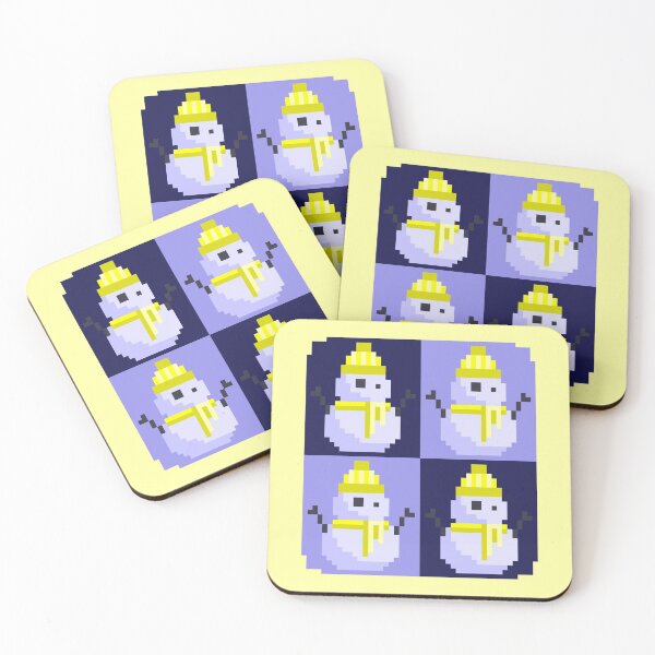 Item preview,  Twee Pixel Snowmen, Yellow Clothes designed and sold by rin3d .