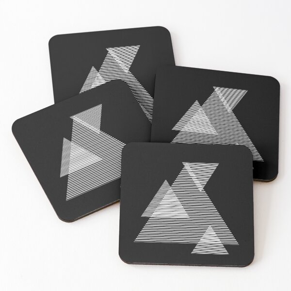 Item preview, Abstract Triangles Geometric Shapes - Modern Abstract Geometric Art designed and sold by jacnotjac.