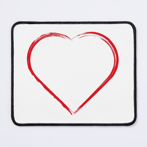 Item preview, Heart. Grunge heart. Distressed heart. Valentine's Day. Red brush heart.  designed and sold by Tanysl.