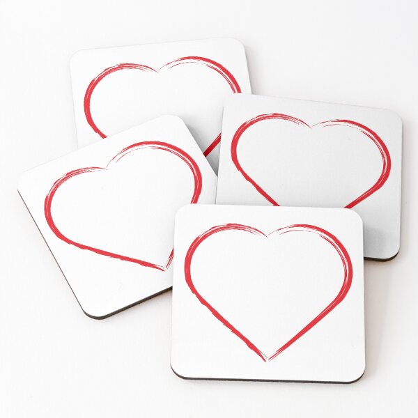 Item preview, Heart. Grunge heart. Distressed heart. Valentine's Day. Red brush heart.  designed and sold by Tanysl.