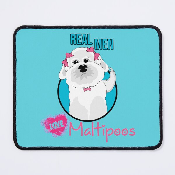 Item preview, Real Men Love Maltipoos designed and sold by RoGoArt.