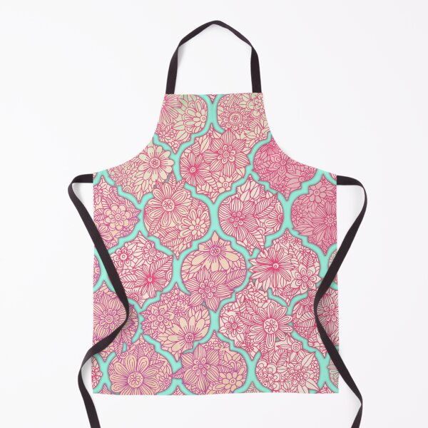 Item preview, Moroccan Floral Lattice Arrangement - pink designed and sold by micklyn.