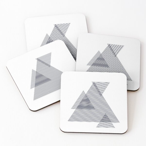 Item preview, Abstract Triangles Geometric Shapes - Modern Abstract Geometric Art designed and sold by jacnotjac.
