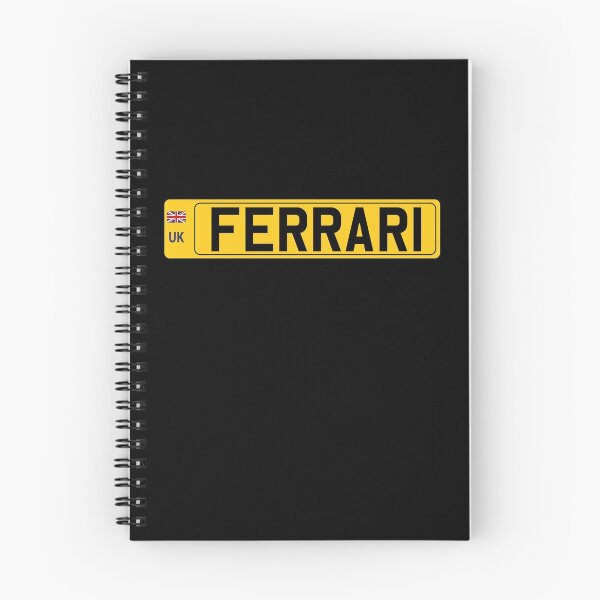 Item preview, Ferrari UK Reg Plate - Registration Number License Plate designed and sold by MintGubbins.