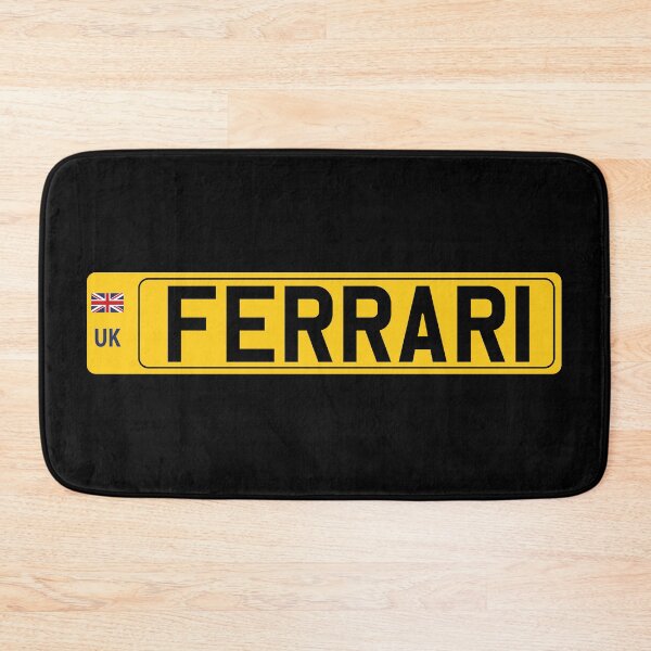 Item preview, Ferrari UK Reg Plate - Registration Number License Plate designed and sold by MintGubbins.