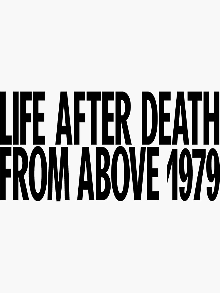 "death from above" Sticker for Sale by chuckberry0607 Redbubble