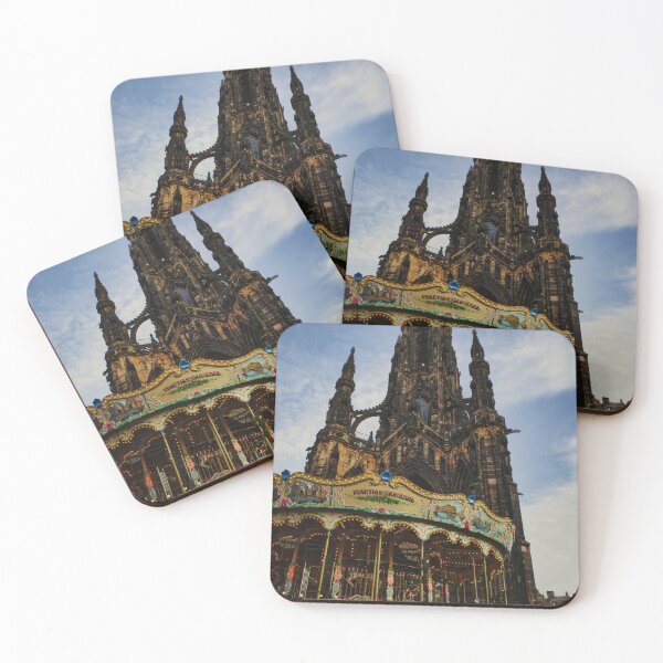 Item preview, Scott monument with Carousel in Edinburgh  designed and sold by Ann Biddlecombe.