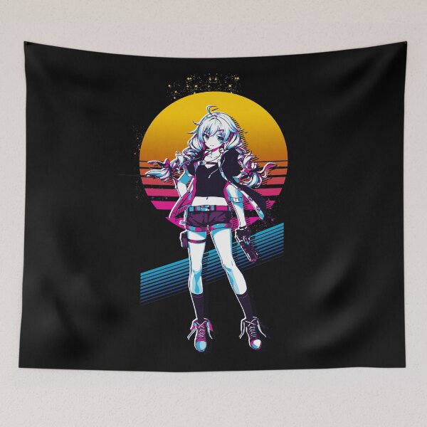 Item preview, Honkai Impact - Kiana Kaslana *80s retro* designed and sold by MyRetroArt.