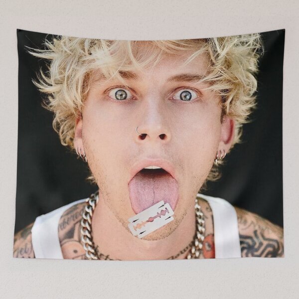 Item preview, so shape in mouth of guns on blonde hair designed and sold by colleencollieee.